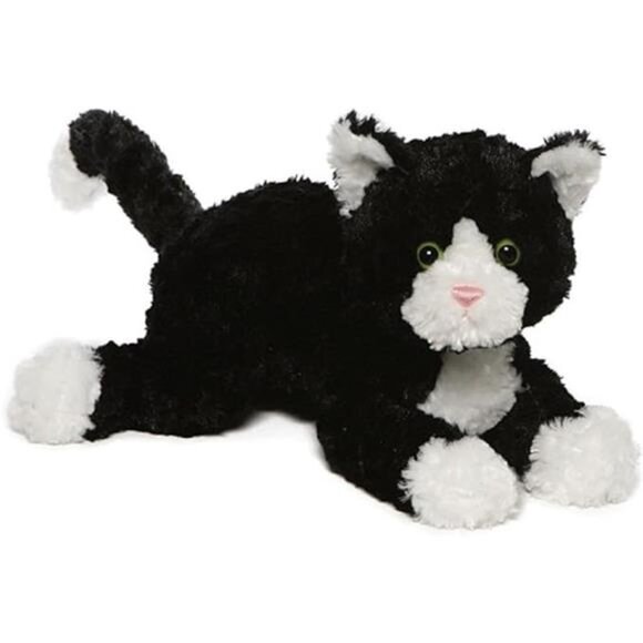 Sebastian Tuxedo Kitten Plush Toy, Premium Cat Stuffed Animal for Ages 1 and Up - Picture 6 of 6